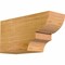 Ekena Millwork Ridgewood Rough Sawn Rafter Tail, Western Red Cedar, 4"W x 6"H x 12"L RFT04X06X12RID00RWR - alternate 1